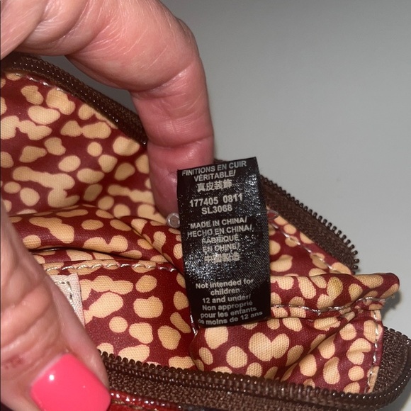 Fossil Floral Pattern Wristlet - Brown and Red - Picture 9 of 15